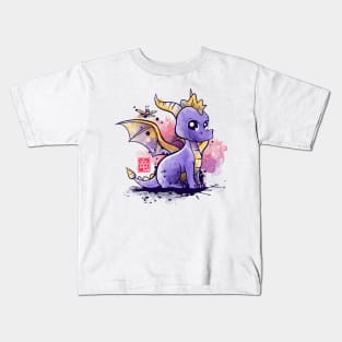 The dragon and the dragonfly Kids T-Shirt